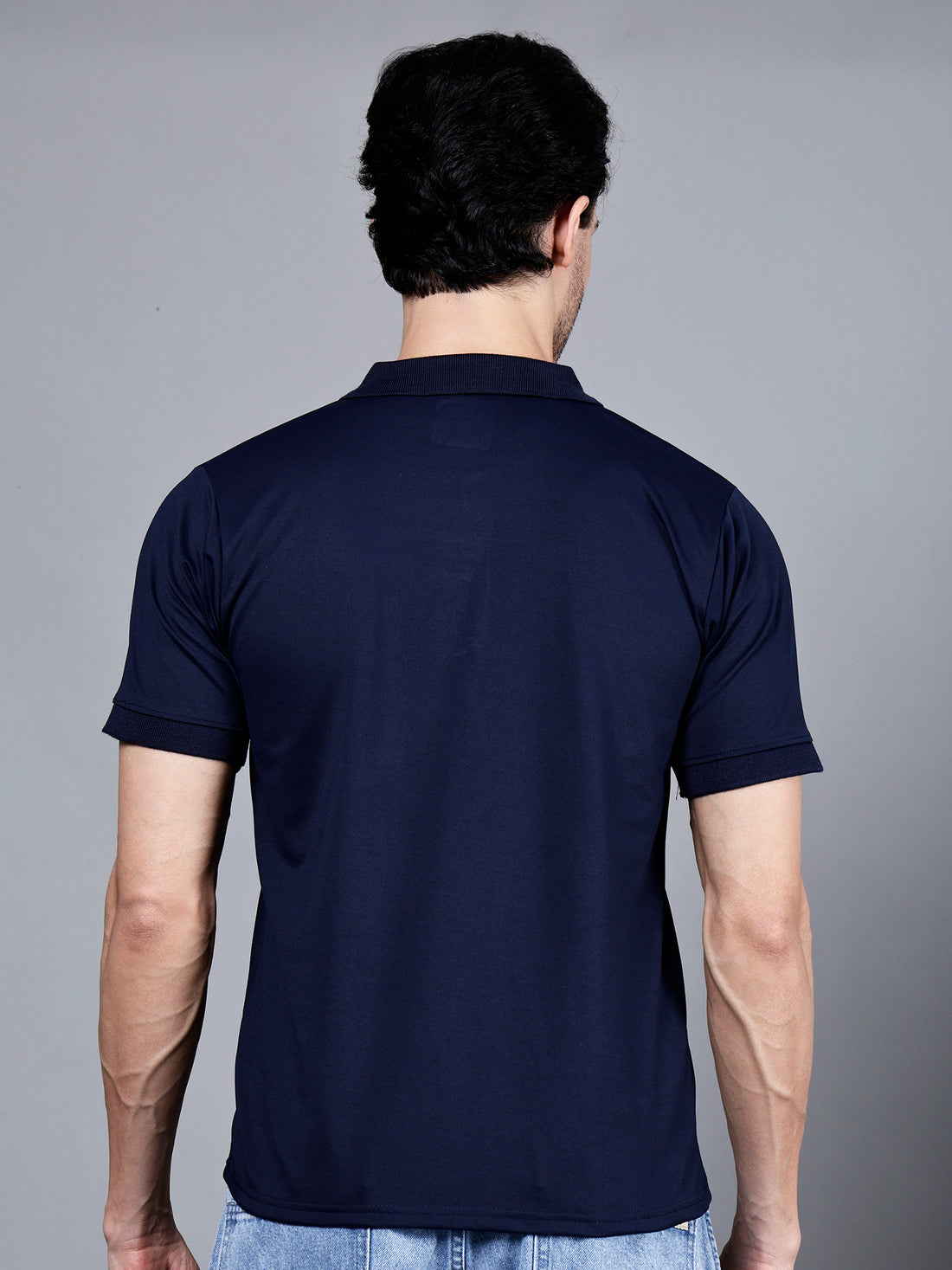 Vaijal Men's Casual Polo Half Sleeve Slim Fit Solid T-Shirt