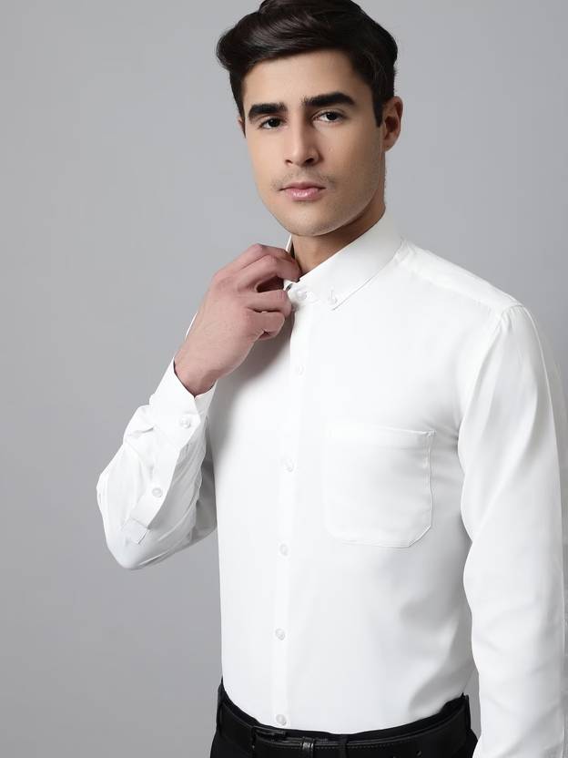 Vaijal Men's Casual Full Sleeve Slim Fit  Cotton Shirt
